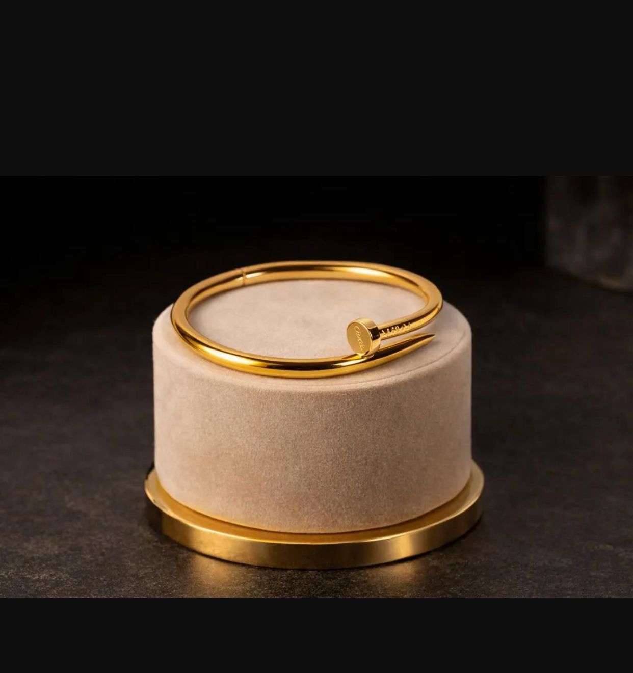 Antique Gold Plated Kara Bracelet for Women
