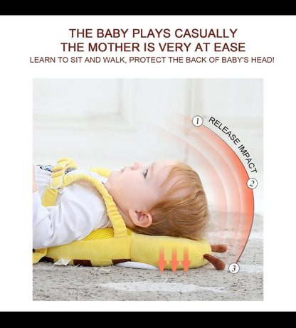 Baby Headrest Pillow For Newborn Babies Back Head-fall Pillow Honey bee shap