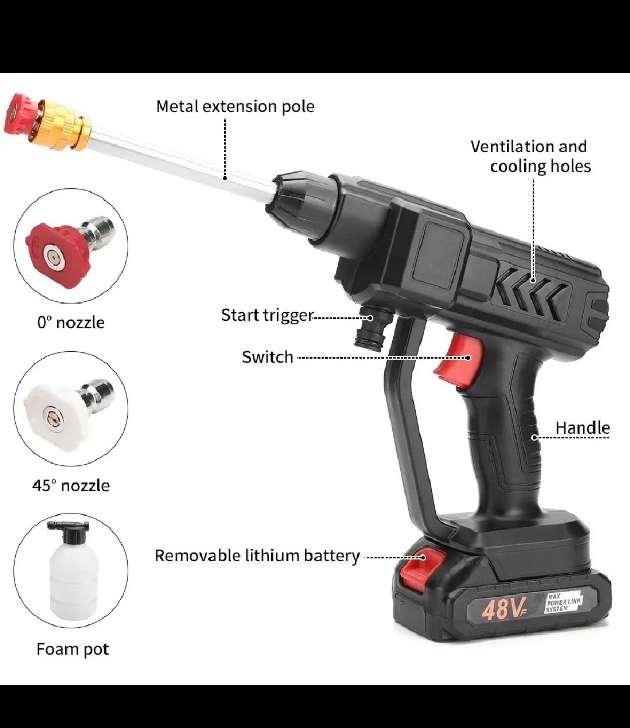 Washer Gun Portable Car Washer Machine