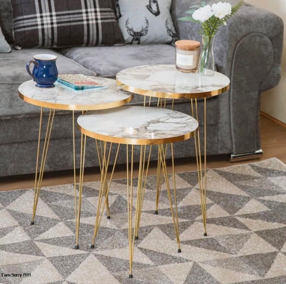 Modern Luxury Home Decor Side 3 Table set